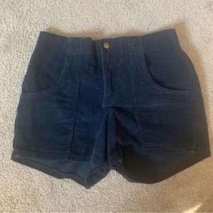 American Apparel Midnight Corduroy Shorts